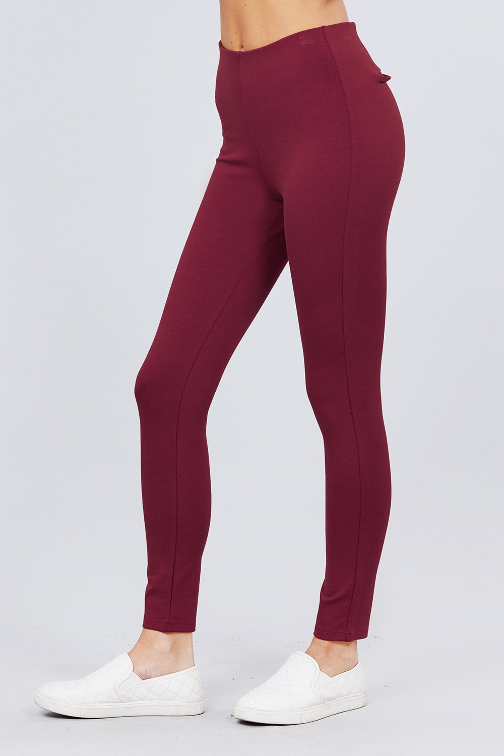 Waist Elastic Band Ponte Pants product image