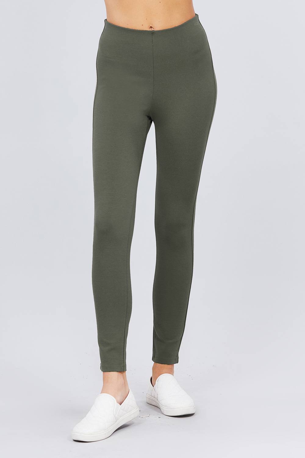 Waist Elastic Band Ponte Pants product image