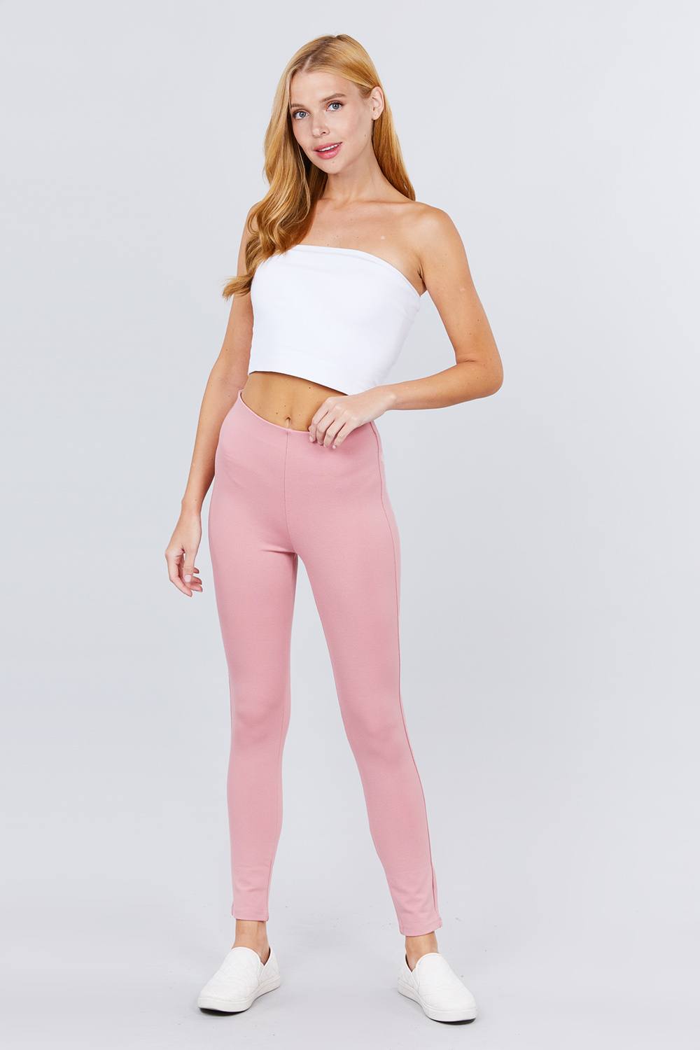 Waist Elastic Band Ponte Pants product image
