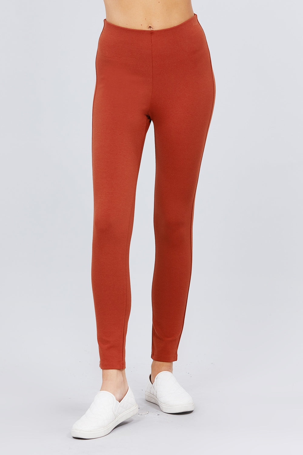 Waist Elastic Band Ponte Pants product image