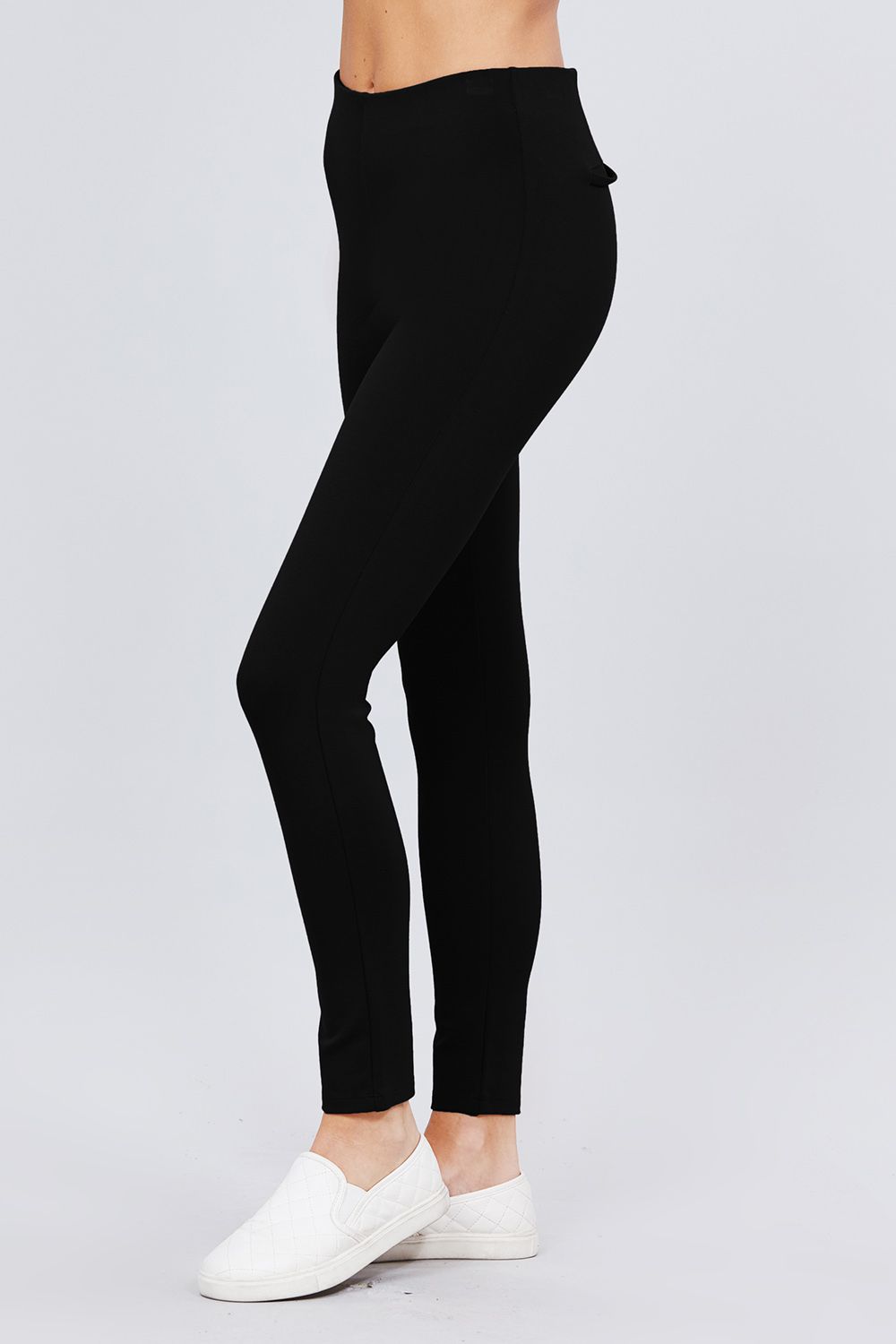Waist Elastic Band Ponte Pants product image