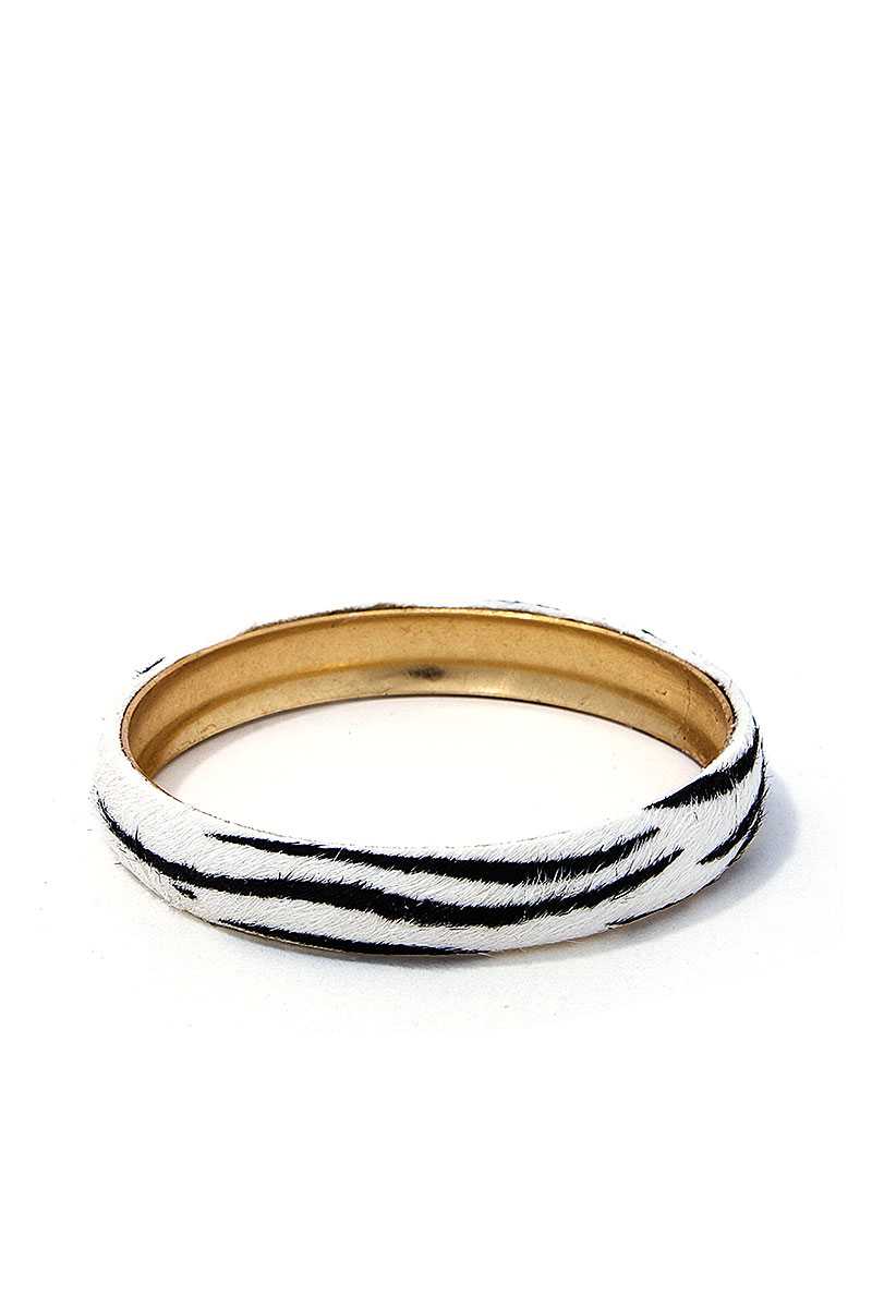 Animal Print Metal Bangle Bracelet product image