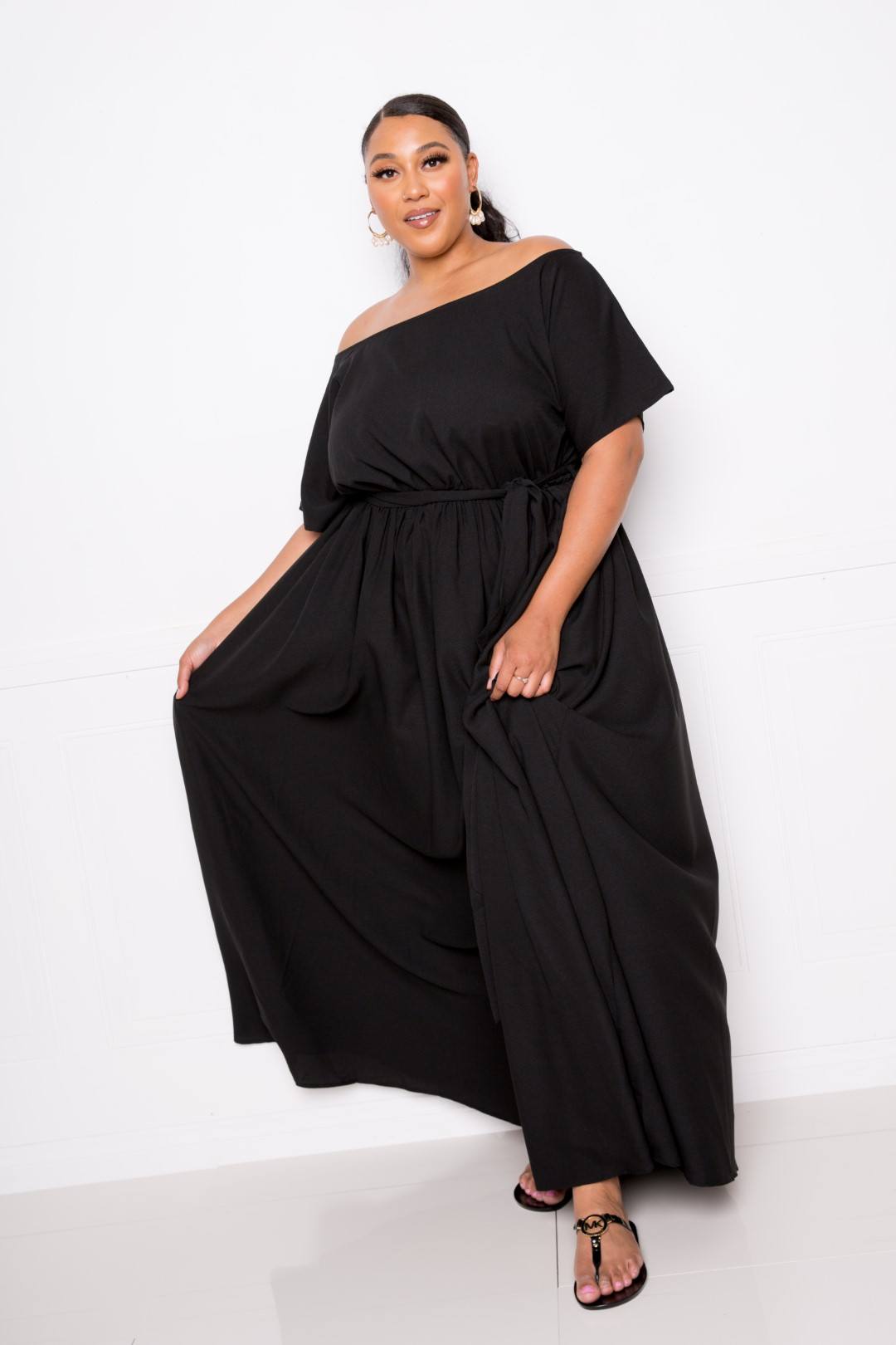 Off Shoulder See Through Dress product image