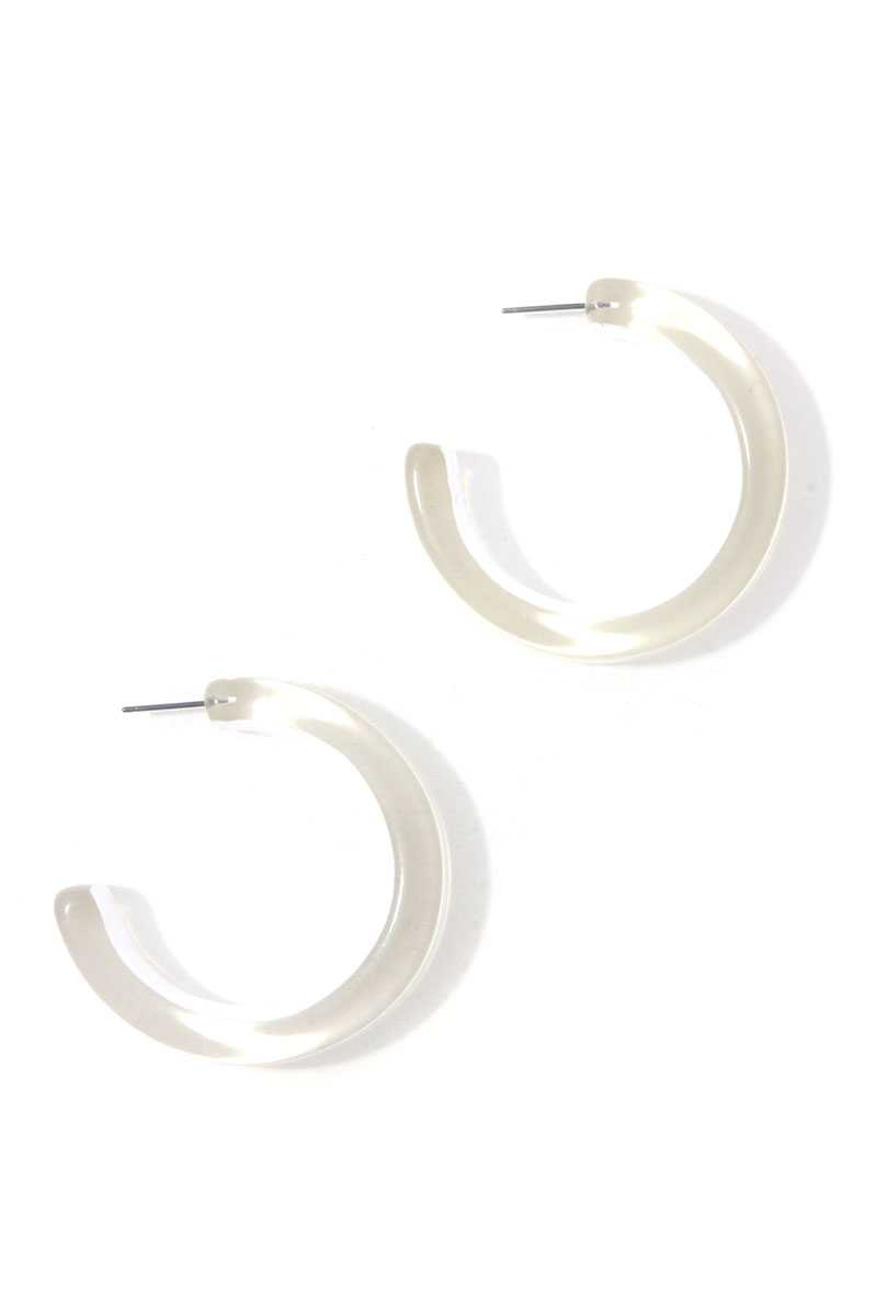 Chic Transparent Hoop Earring product image