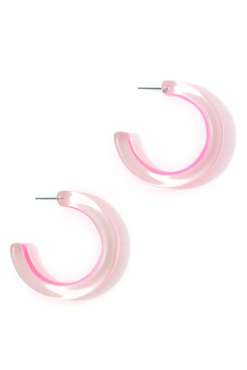 Chic Transparent Hoop Earring product image