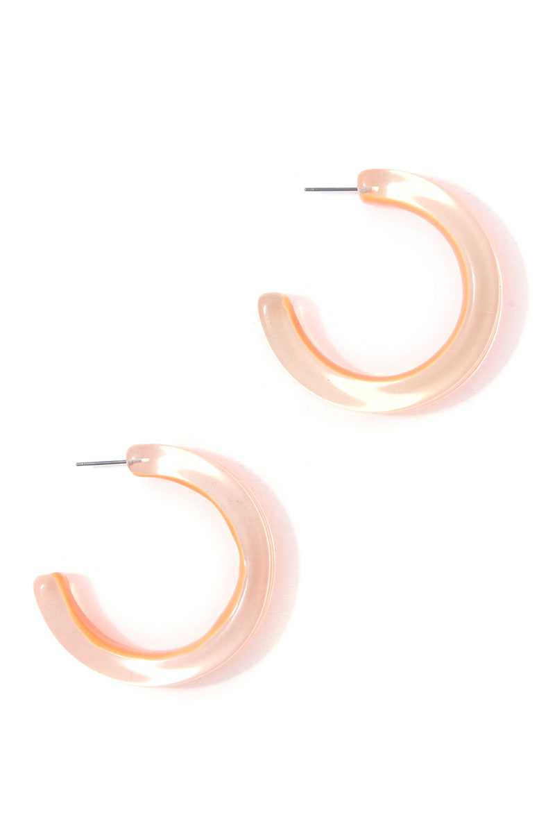 Chic Transparent Hoop Earring product image