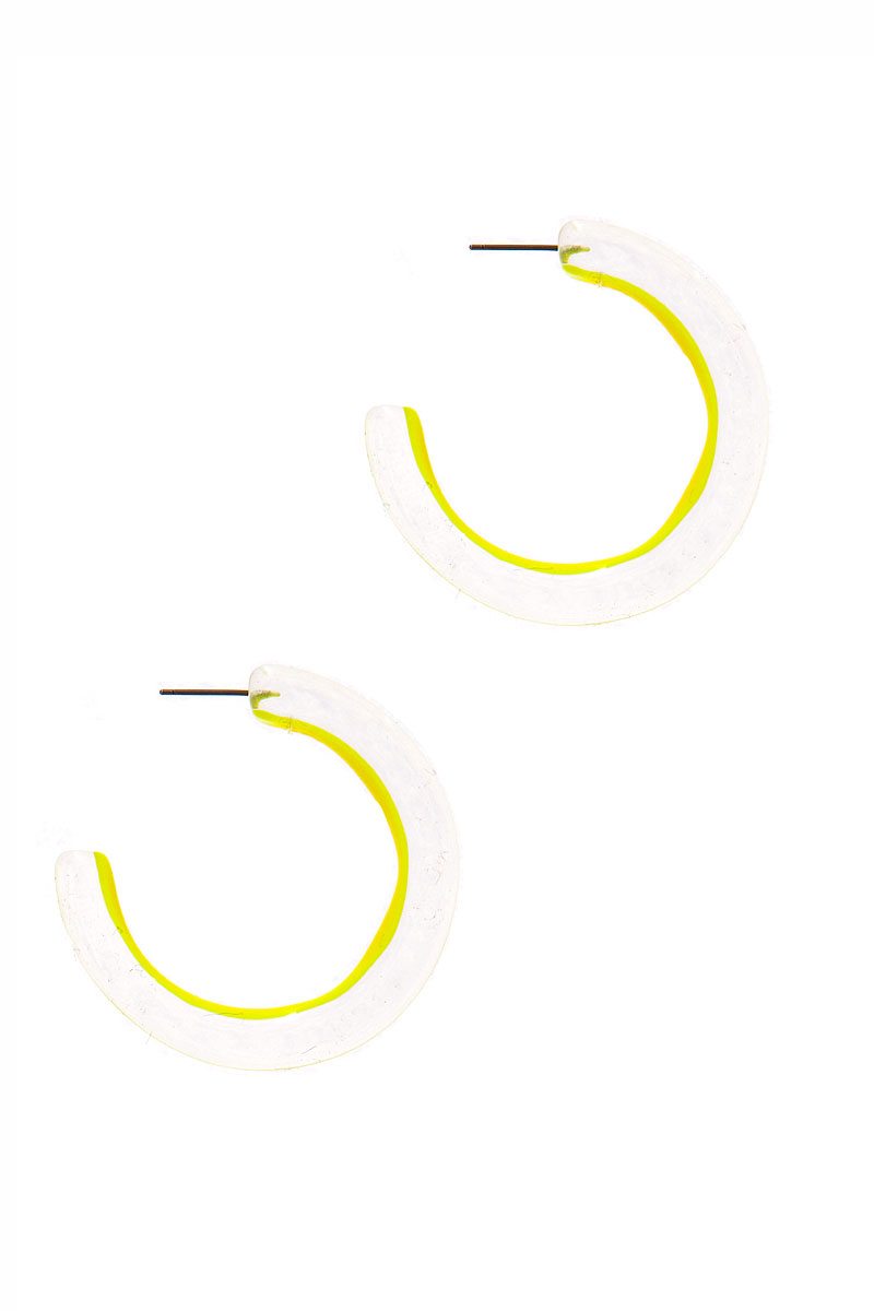 Chic Transparent Hoop Earring product image