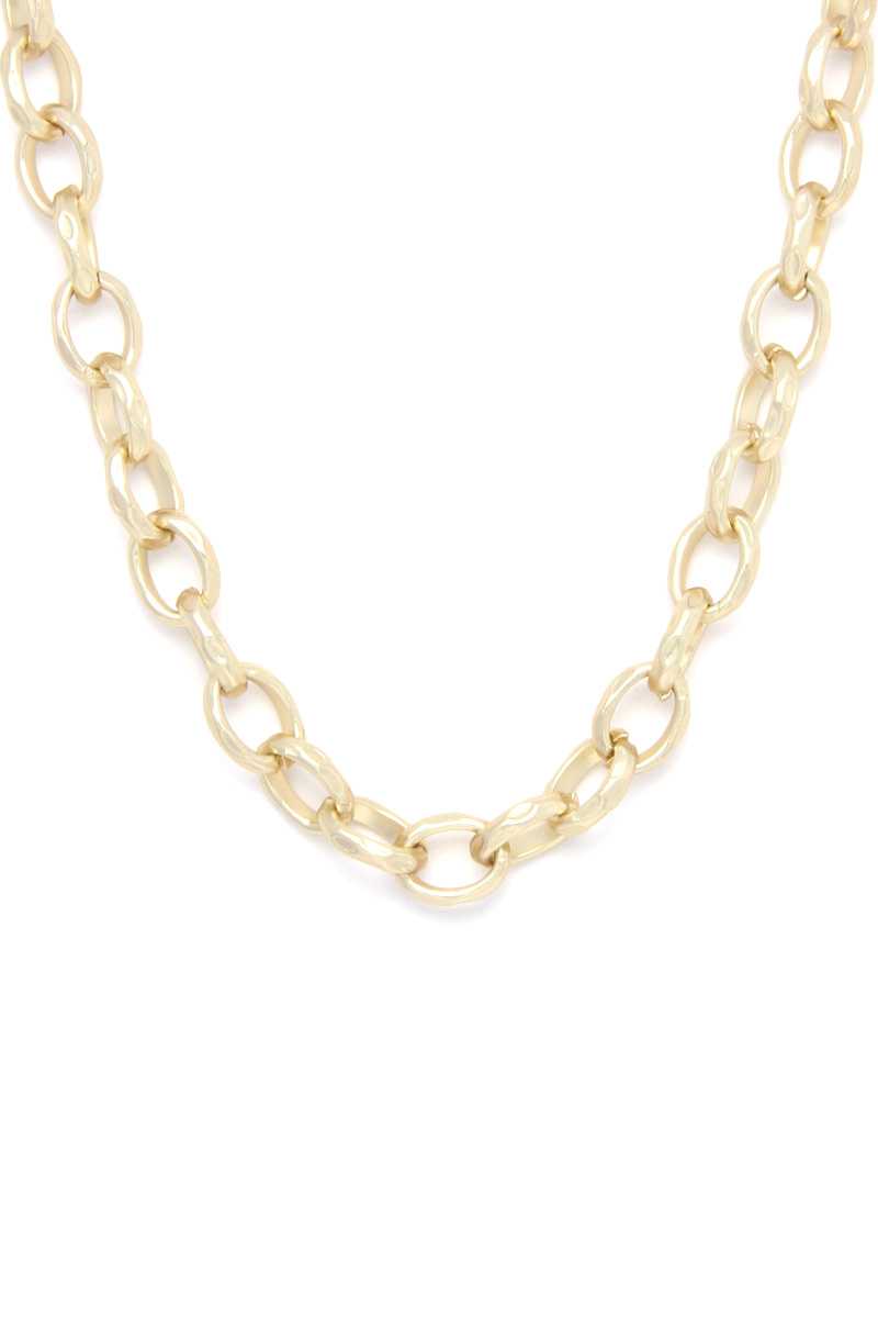 Circle Link Metal Necklacecircle Link Metal Necklace product image