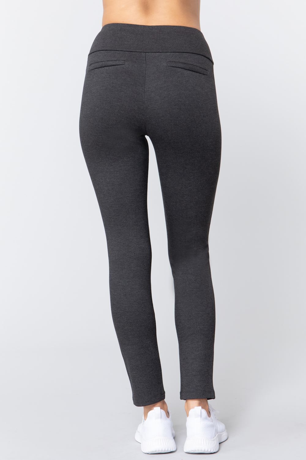 Waist Band Long Ponte Pants product image