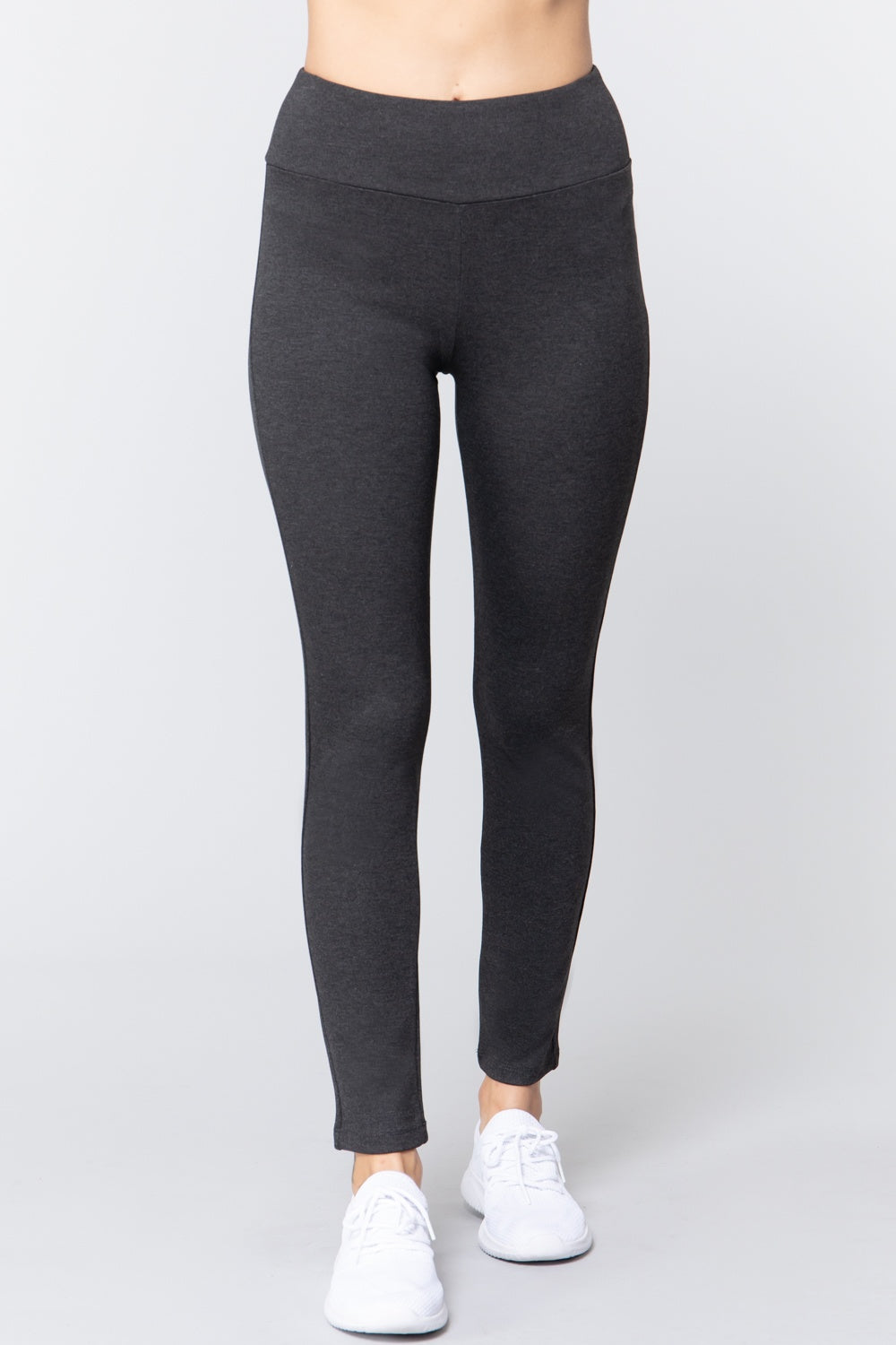Waist Band Long Ponte Pants product image