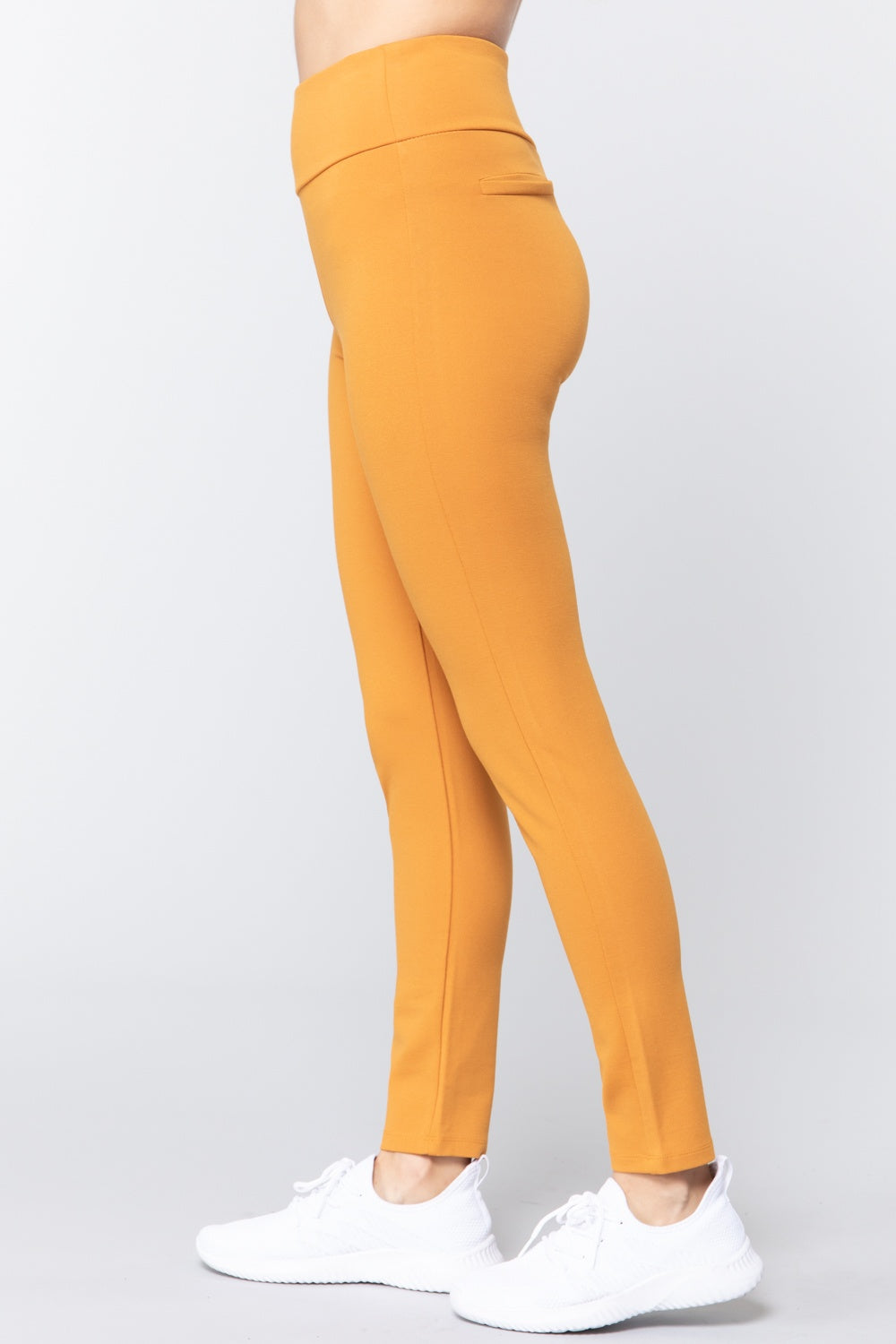 Waist Band Long Ponte Pants product image