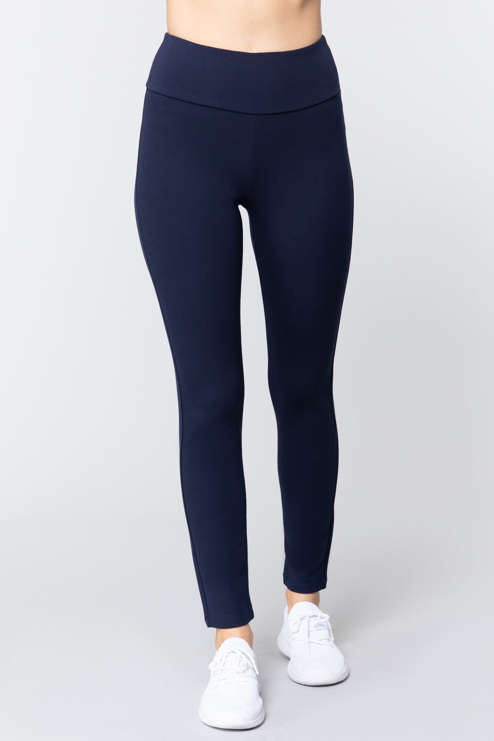 Waist Band Long Ponte Pants product image