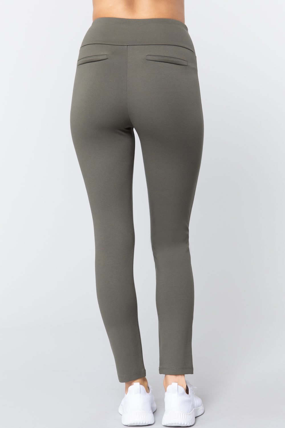 Waist Band Long Ponte Pants product image