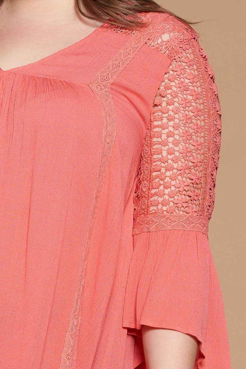 Solid Woven Babydoll Blouse product image