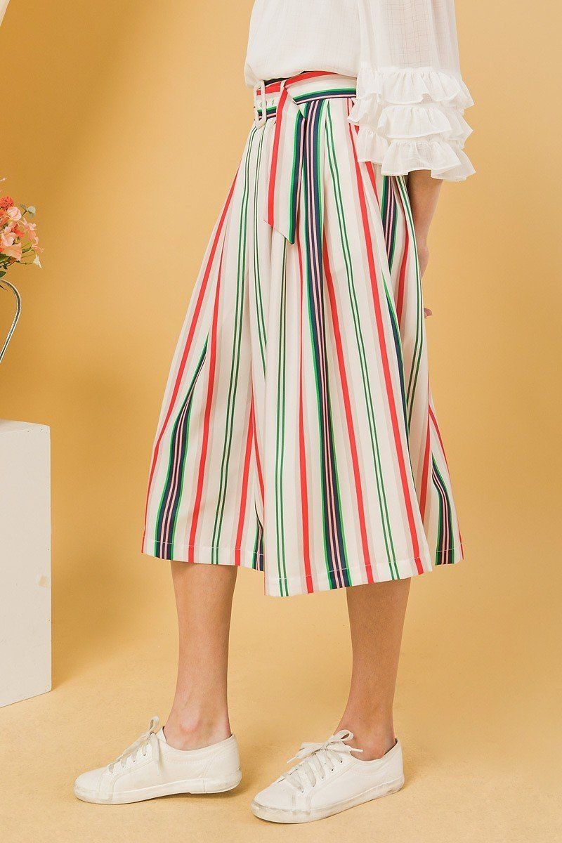 A Woven Midi Skirt product image