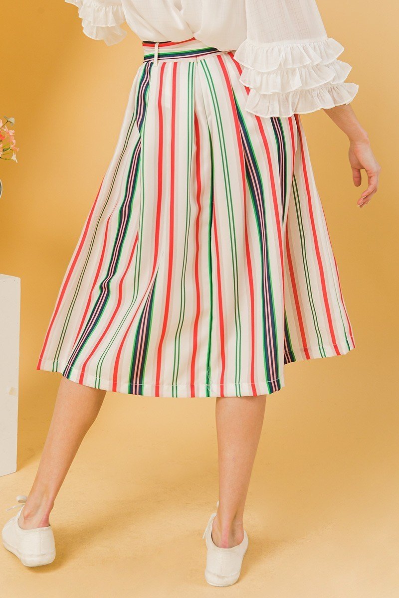 A Woven Midi Skirt product image