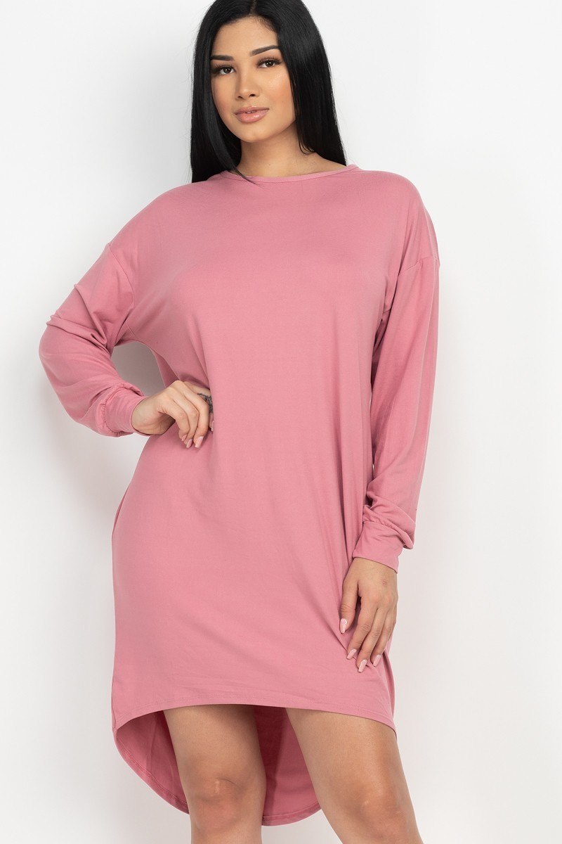 Cozy High Low Dress Cozy High Low Dress - TopFashionHQ