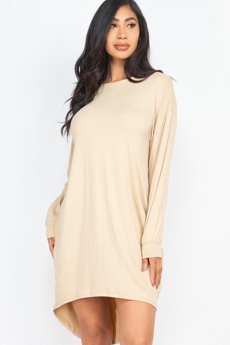 Cozy High Low Dress Cozy High Low Dress - TopFashionHQ