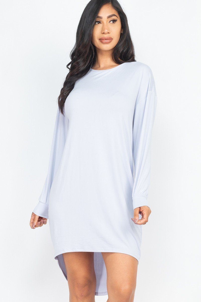 Cozy High Low Dress Cozy High Low Dress - TopFashionHQ