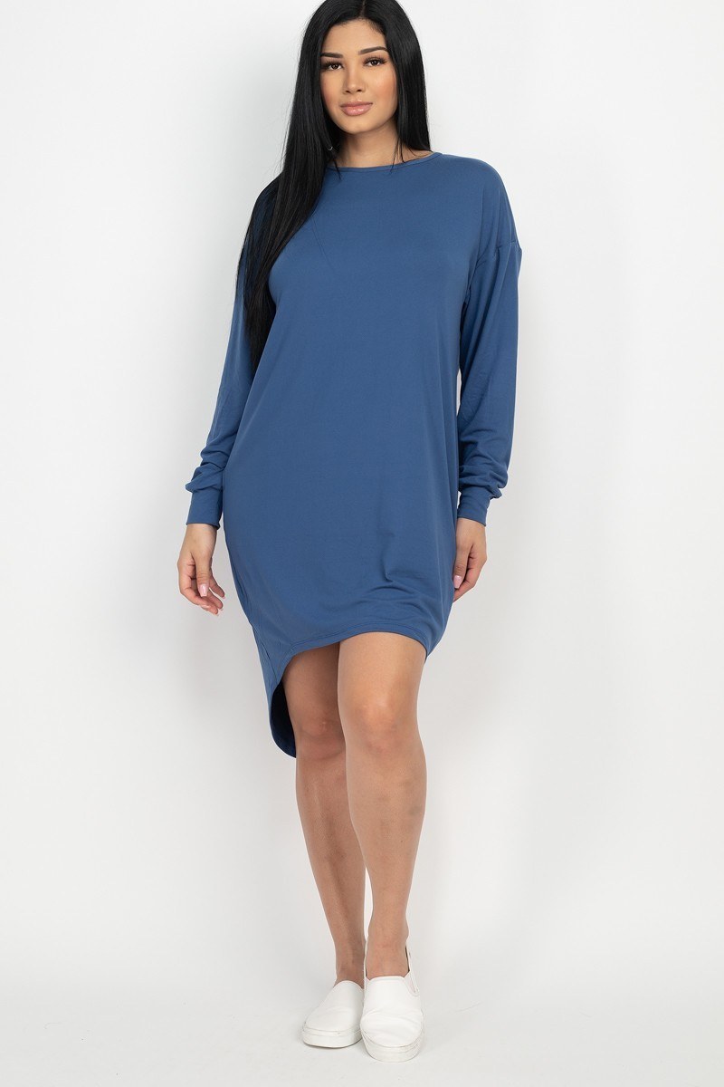 Cozy High Low Dress Cozy High Low Dress - TopFashionHQ