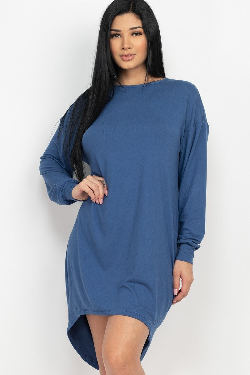 Cozy High Low Dress Cozy High Low Dress - TopFashionHQ