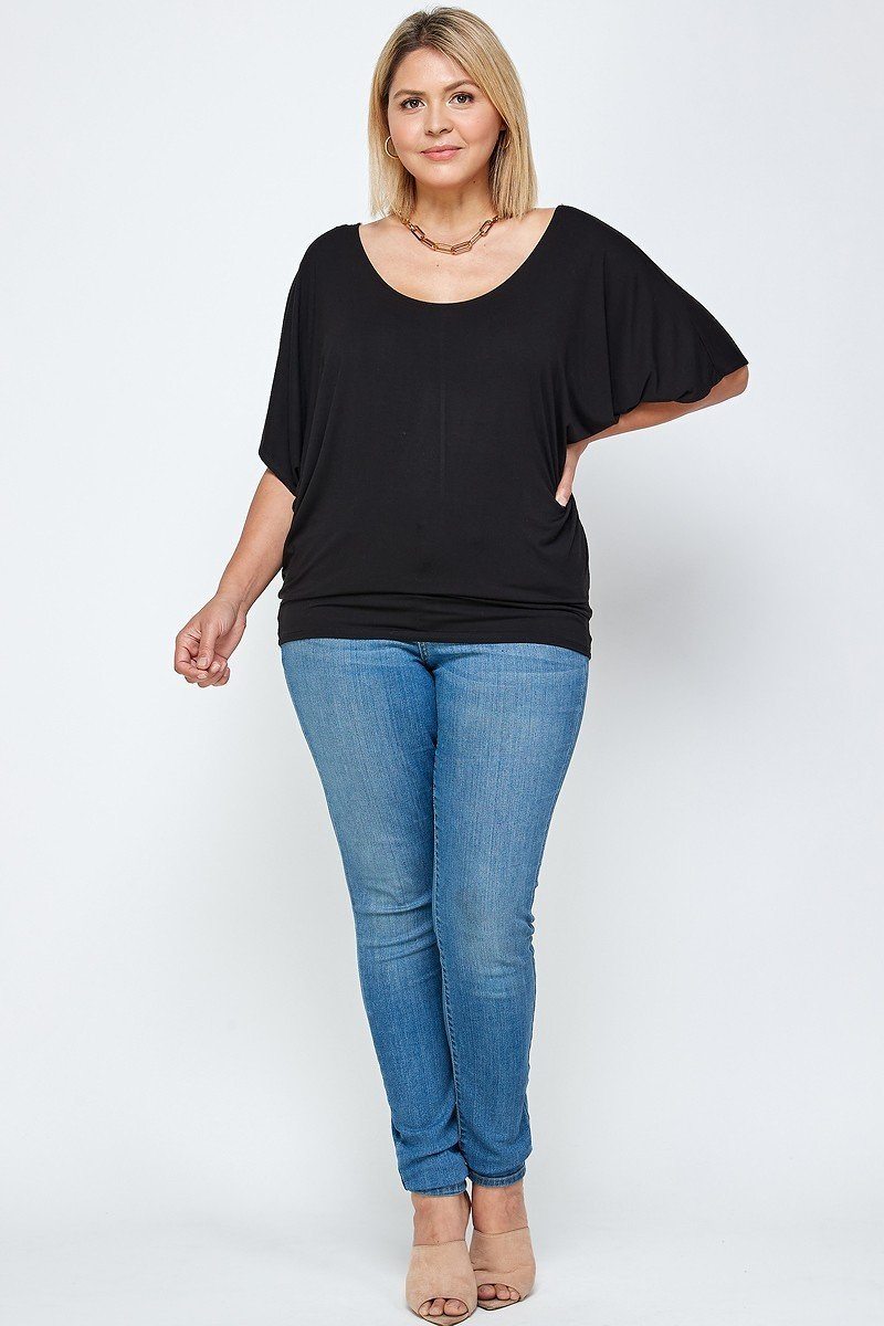 Solid Knit Top, With A Flowy Silhouette product image