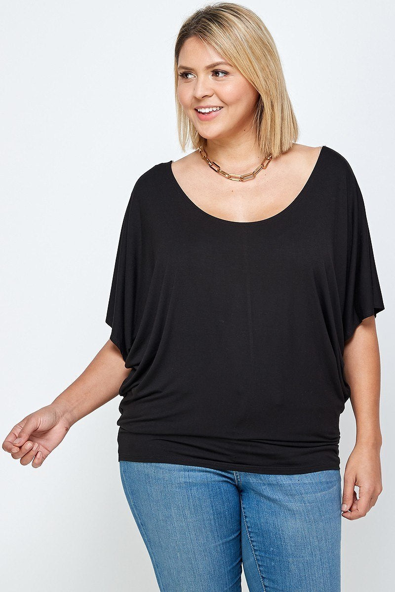 Solid Knit Top, With A Flowy Silhouette product image