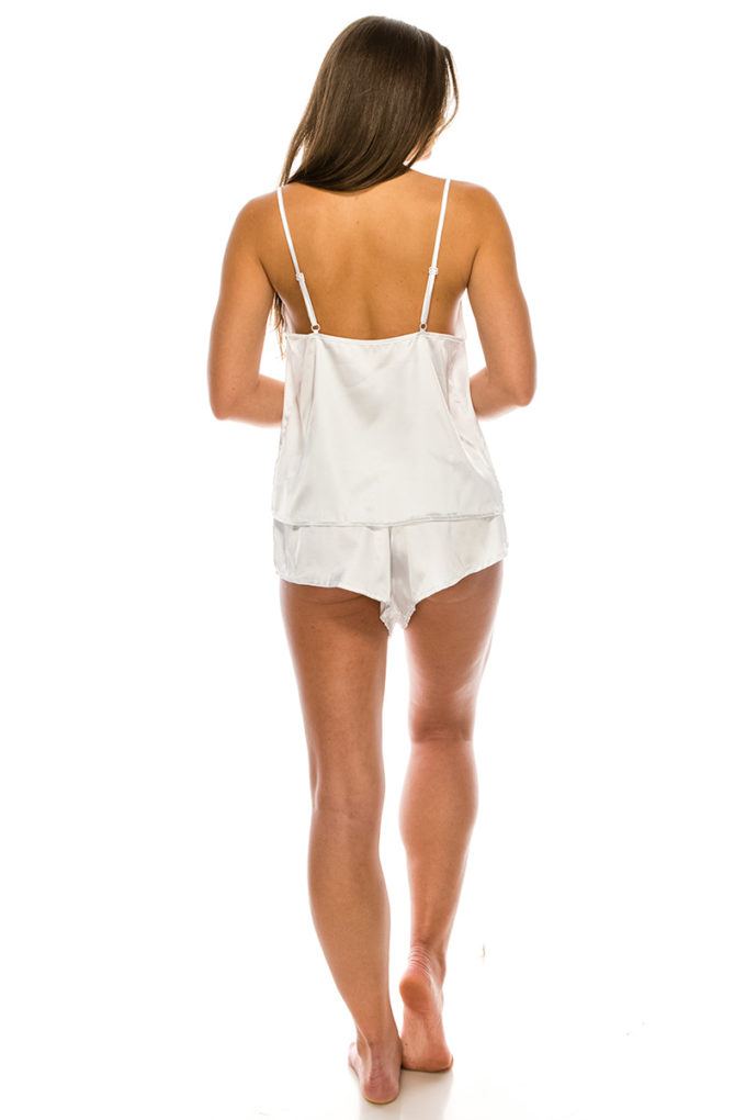 Satin Pj Short Set Satin Pj Short Set - TopFashionHQ