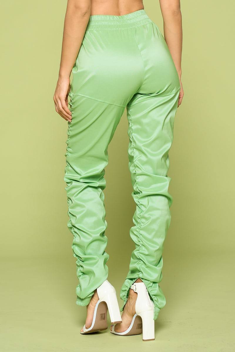 Leather Pu Ruched Pants product image