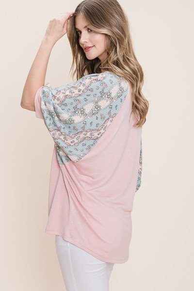 Solid French Terry Fashion Top Solid French Terry Fashion Top