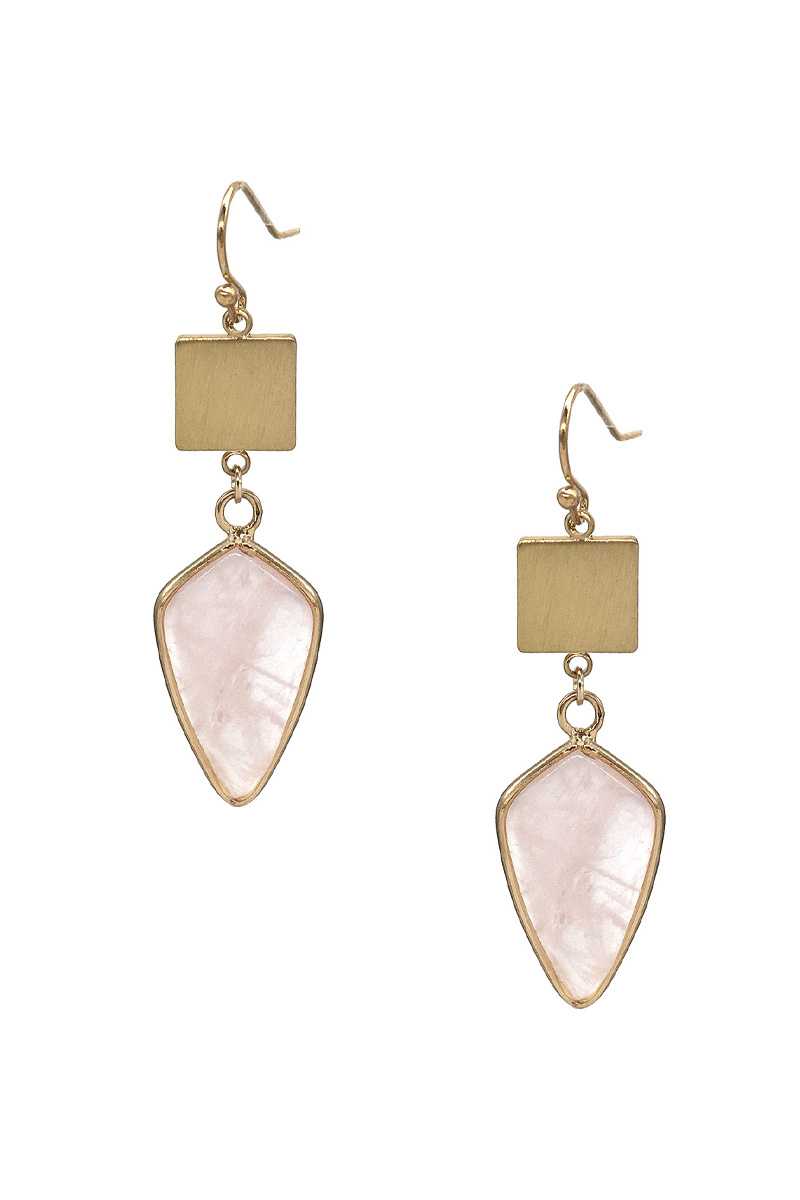 Fashion Marbling Stone Dangle Earring product image