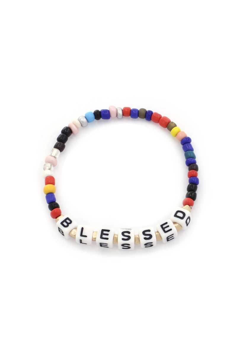 Mama Quote Beaded Stretch Bracelet product image