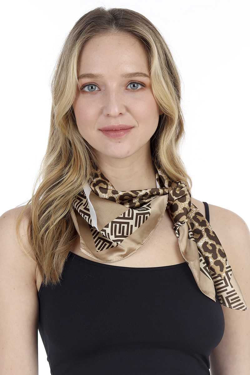Fashion Leopard Pattern Print Neck Scarf product image