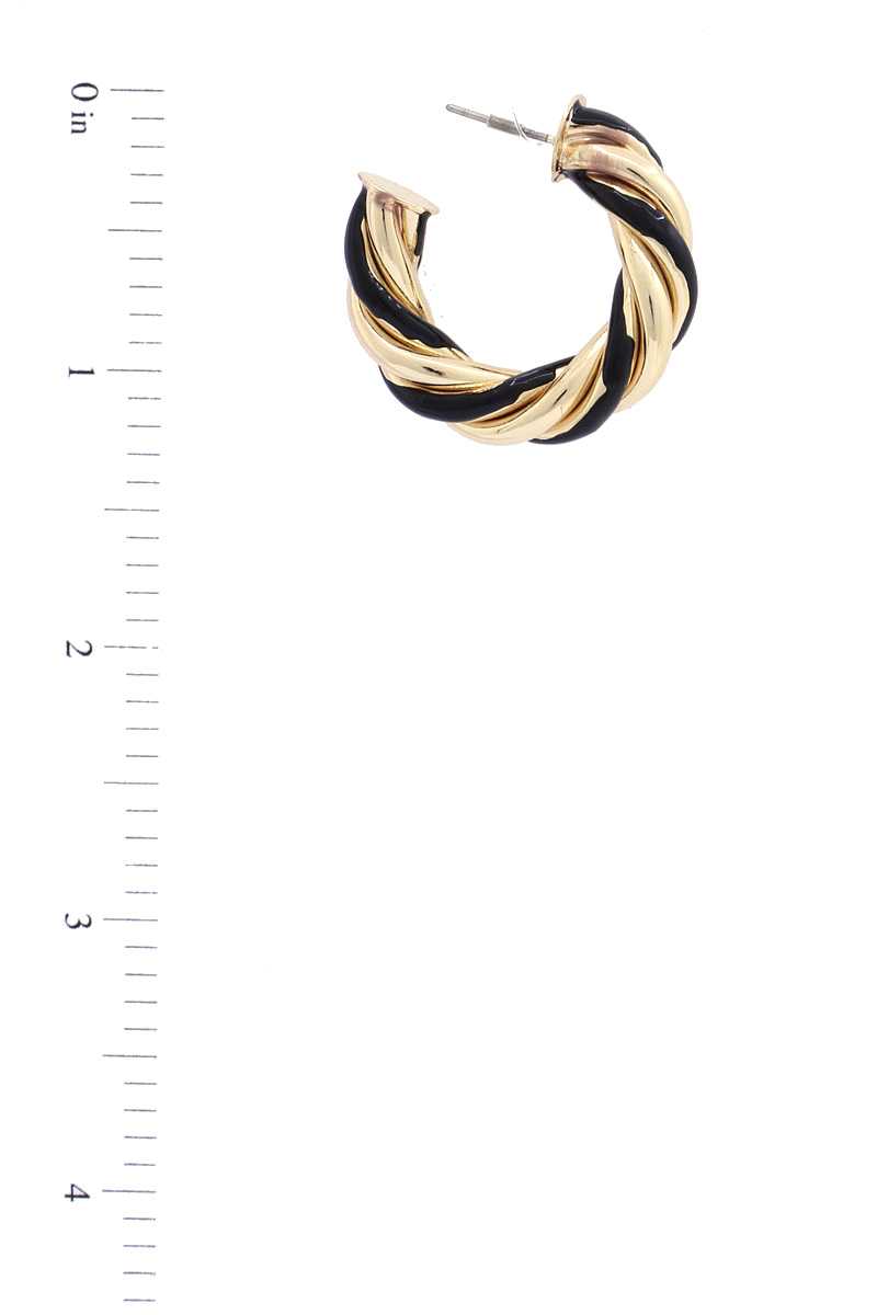 Twisted Open Circle Earring product image