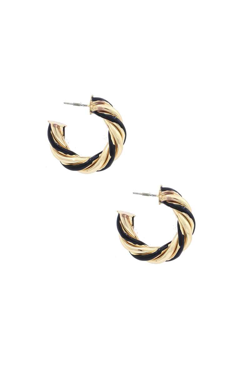 Twisted Open Circle Earring product image
