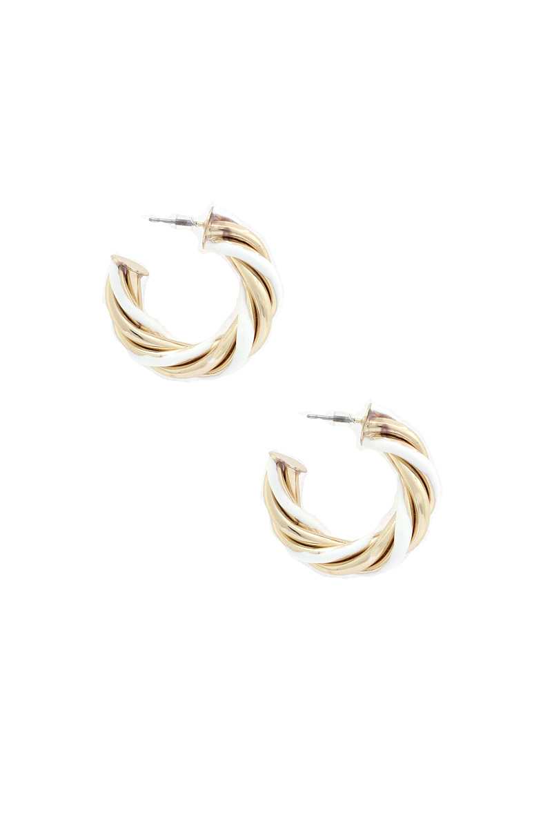 Twisted Open Circle Earring product image