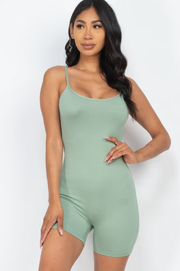 Sexy Backless Cami Romper - TopFashionHQ