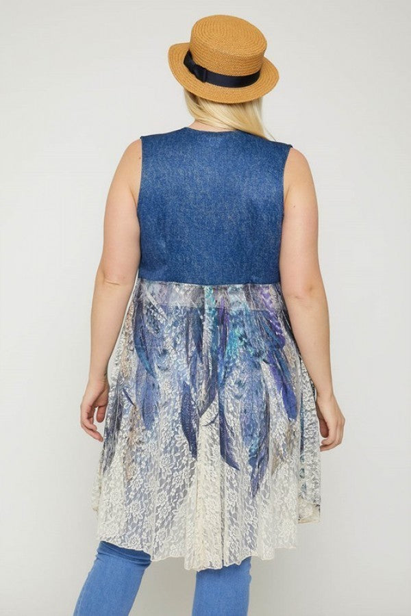 Sleeveless, Lace Cardigan product image