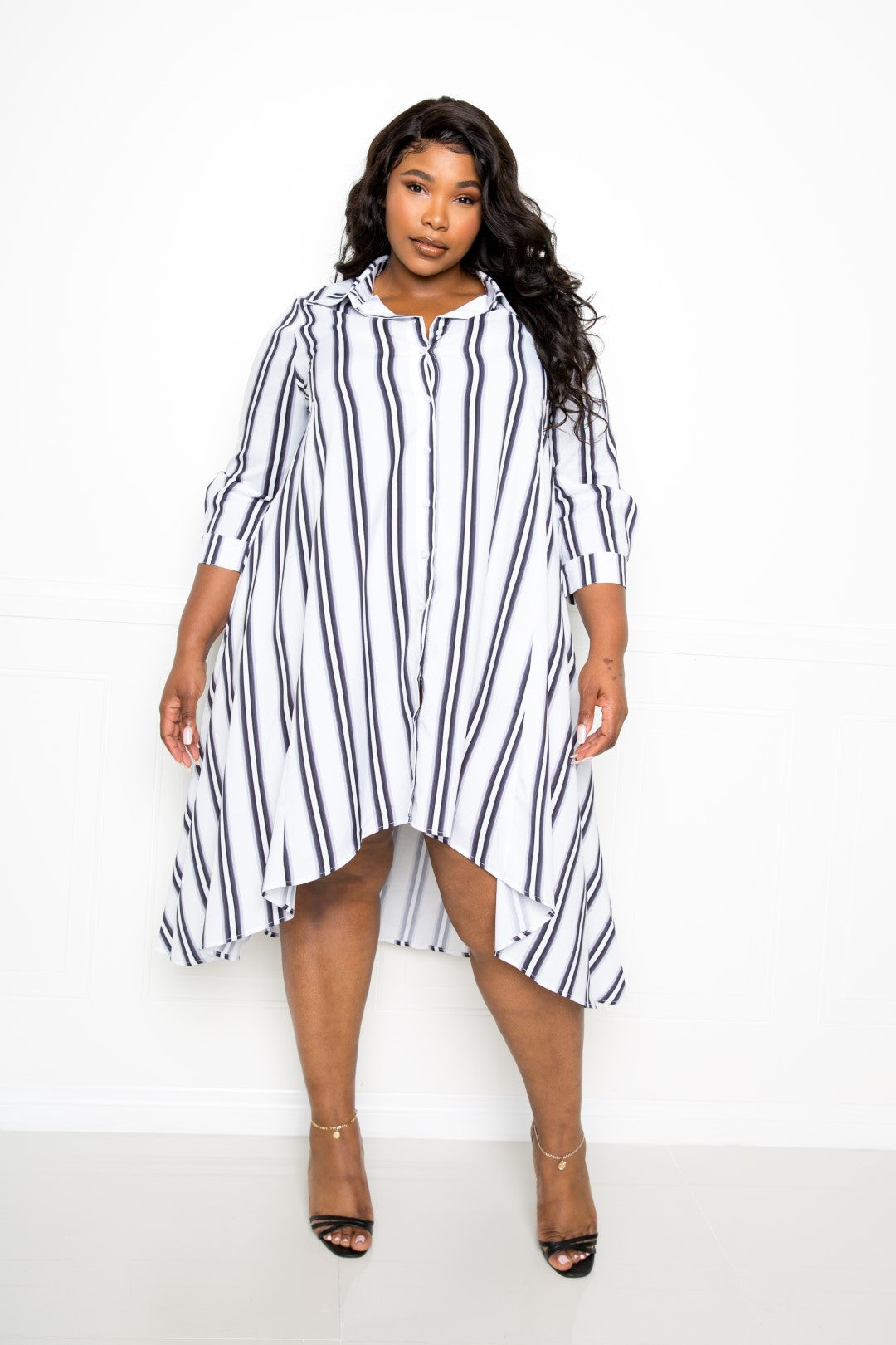 Stripe Shirt Dress product image