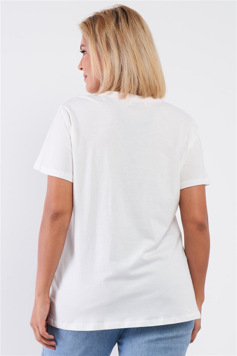 Off-white Admire Print Logo Detail Crew Neck Relaxed Fit Top product image