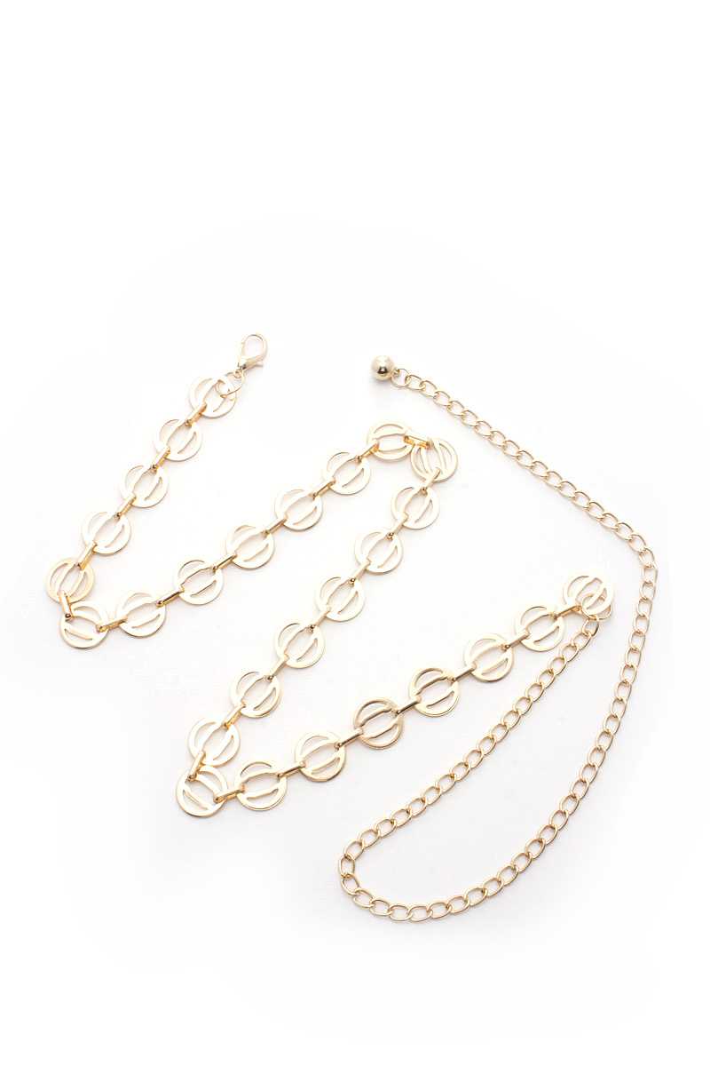 Circle Link Metal Chain Belt product image