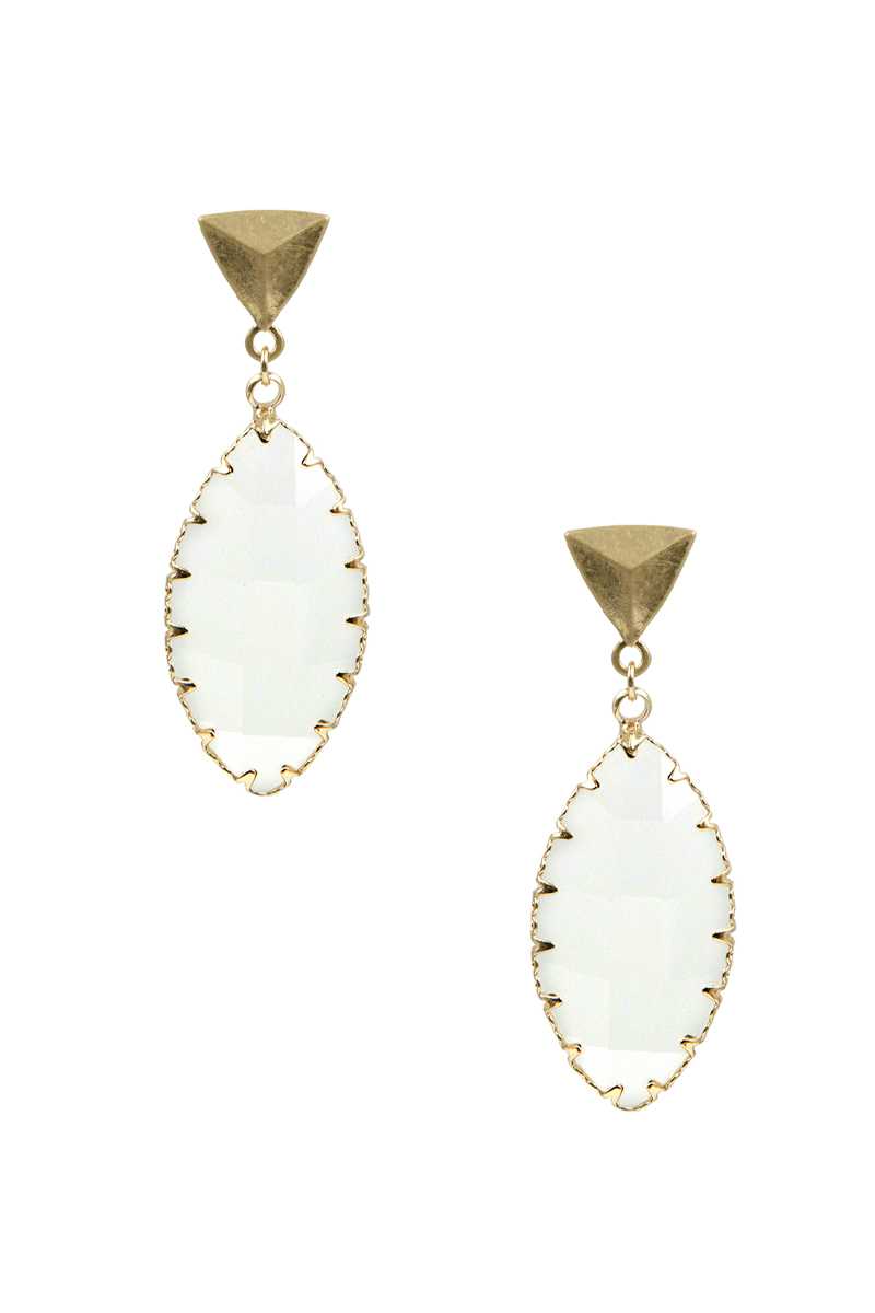 Triangle Resin Dangle Earring product image