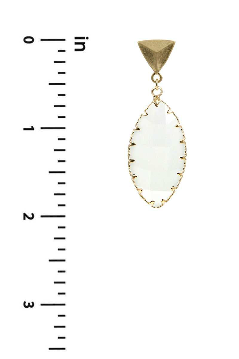 Triangle Resin Dangle Earring product image