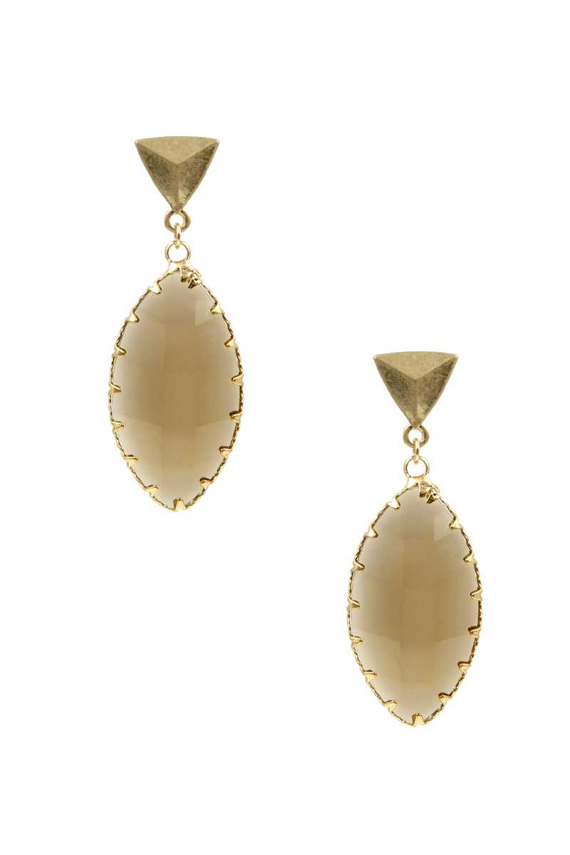 Triangle Resin Dangle Earring product image