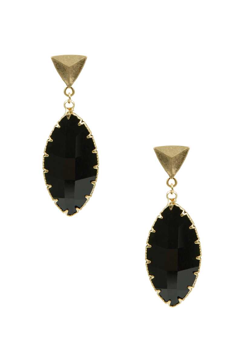 Triangle Resin Dangle Earring product image