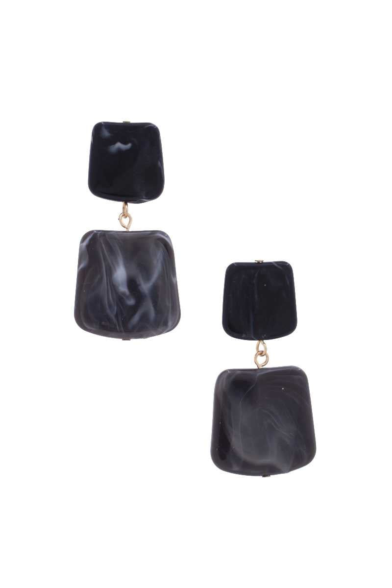 Acetate Resin Square Drop Earring product image