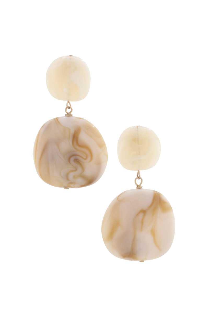 Acetate Resin Double Circle Earring product image