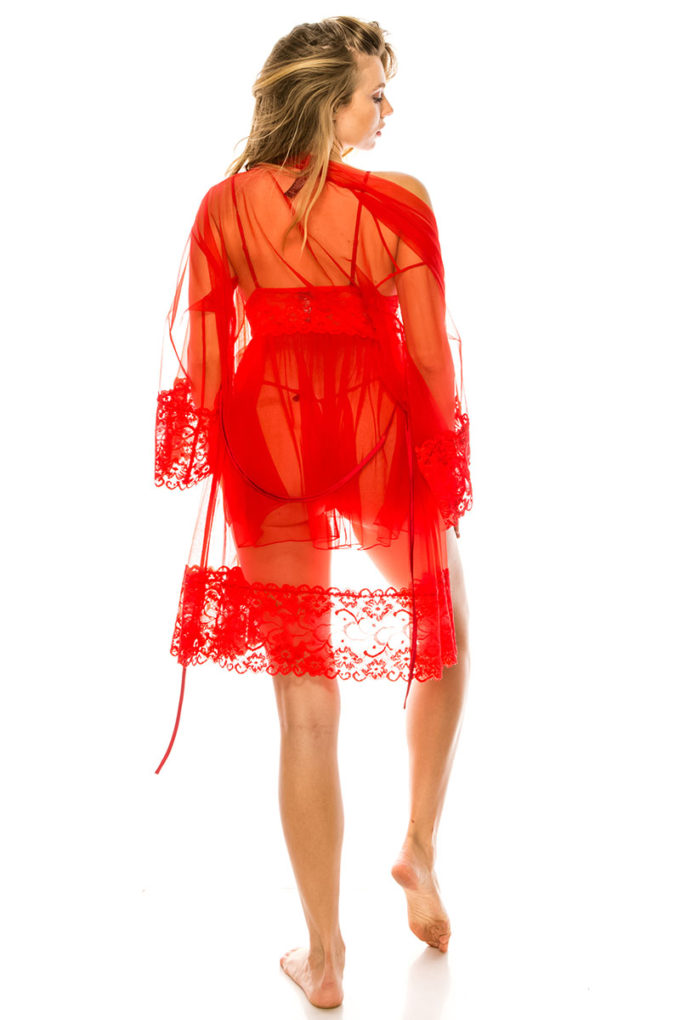 3pc Mesh Robe Set product image