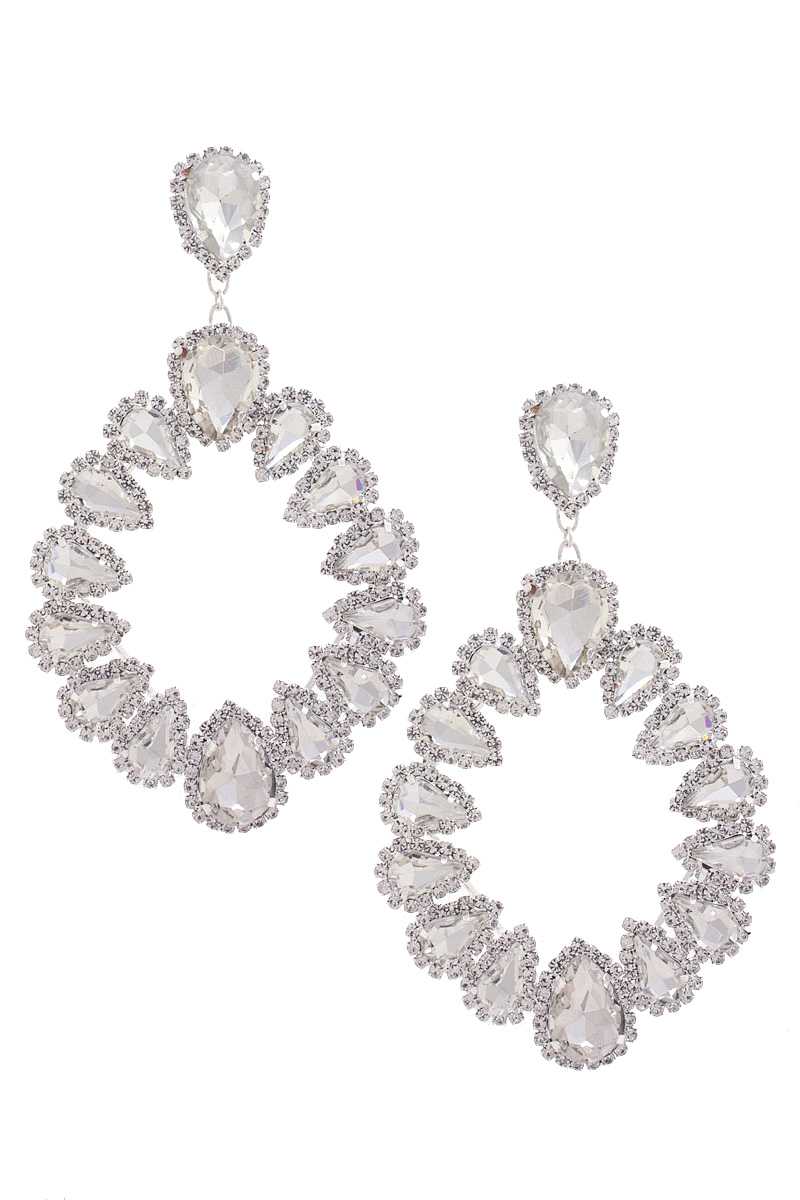 Chunky Teardrop Dangle Earring Chunky Teardrop Dangle Earring - TopFashionHQ