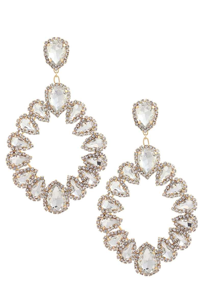 Chunky Teardrop Dangle Earring Chunky Teardrop Dangle Earring - TopFashionHQ